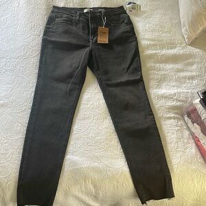 Black High Rise Skinny Jeans